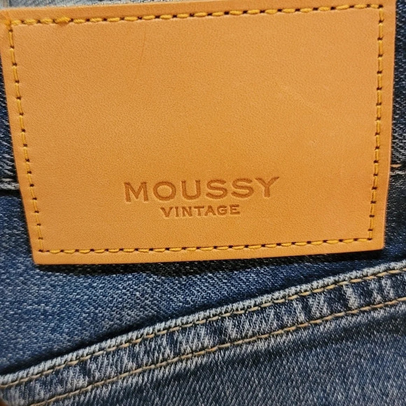 MOUSSY VINTAGE Jeans Otis Flare Hi High Rise Jeans In Blue Size 24 - Picture 7 of 8